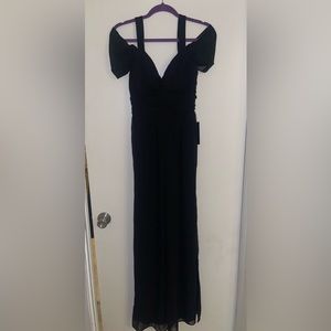 NEW Black Jumpsuit Wedding/New Years Eve by VENUS Sz. 4 but will fit a 6 S/M